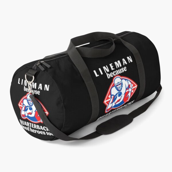Item preview, Lineman Because Quarterbacks Need Heroes Too (White Text) - American Football designed and sold by CaitU.