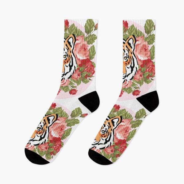 Item preview, Pastel Pink Tiger Roses designed and sold by SubtleJoy.