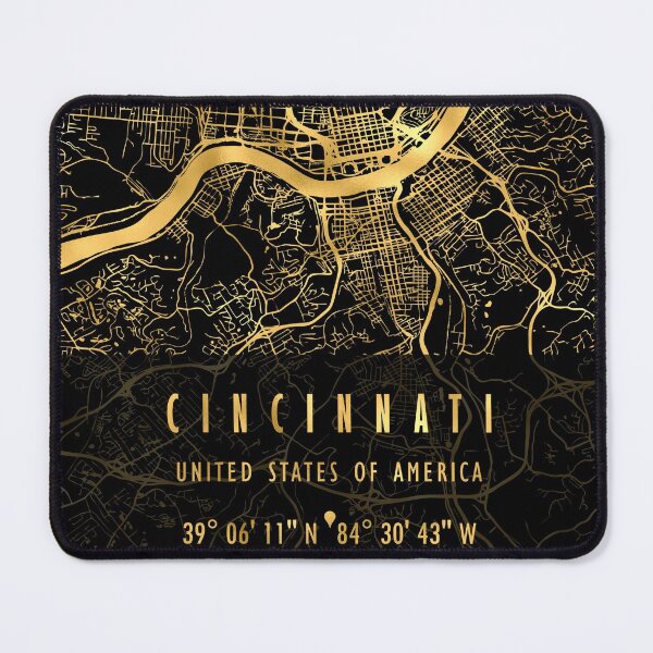 Item preview, CINCINNATI MAP USA designed and sold by hatimelhag.