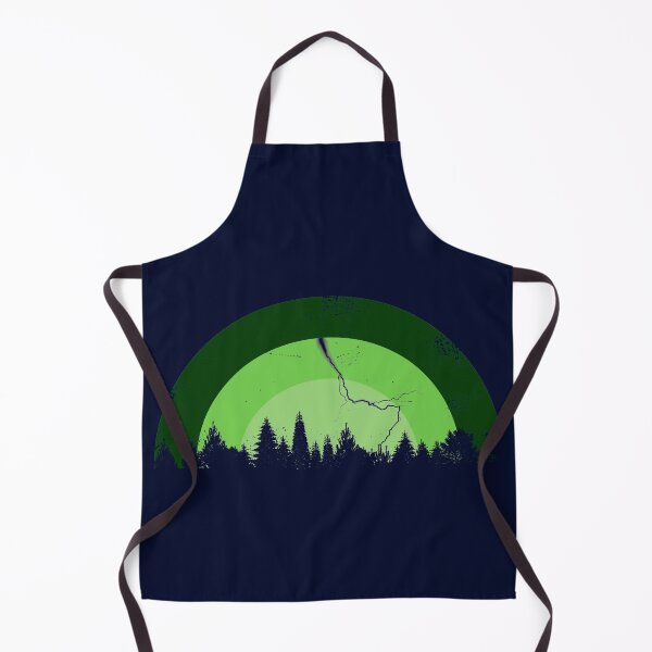 Item preview, Forest and Thunder Nature Flat Landscape designed and sold by OnigiriDoctor.