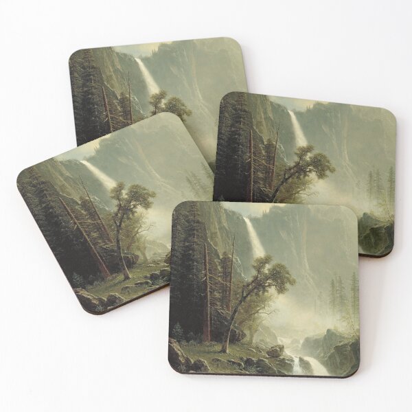 Item preview, Albert Bierstadt "Bridal Veil Falls, Yosemite" designed and sold by sunny-007.