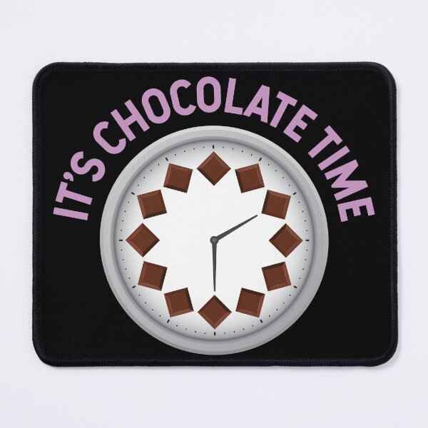 Item preview, It's Chocolate Time/Funny Chocolate Clock designed and sold by dass-art.