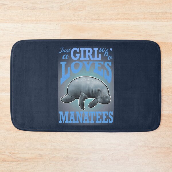 Item preview, Just a girl who loves manatees  designed and sold by weilertsen.
