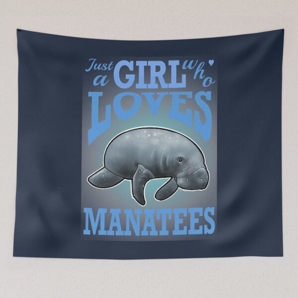 Item preview, Just a girl who loves manatees  designed and sold by weilertsen.