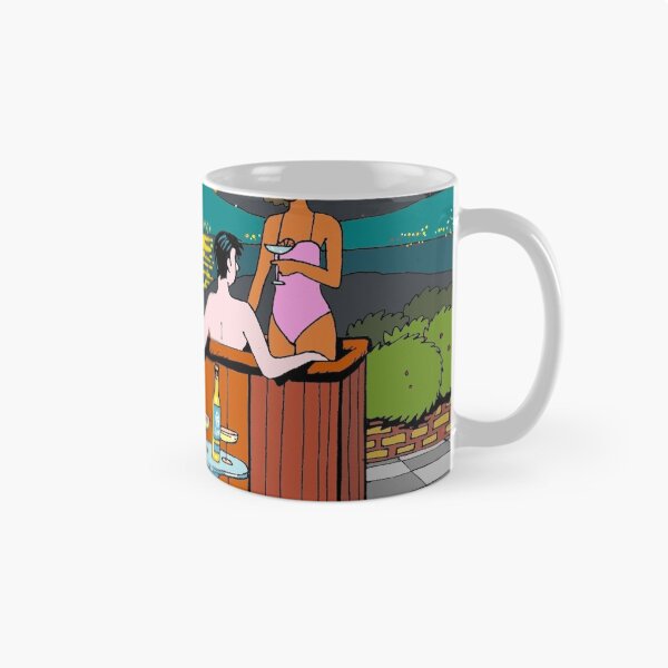 Item preview, Moonlight hot tub evening designed and sold by BalbinaStudio.