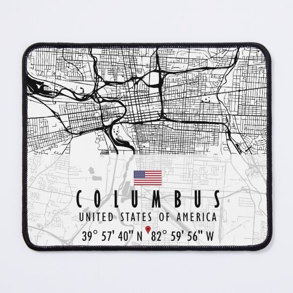 Item preview, COLUMBUS MAP USA designed and sold by hatimelhag.