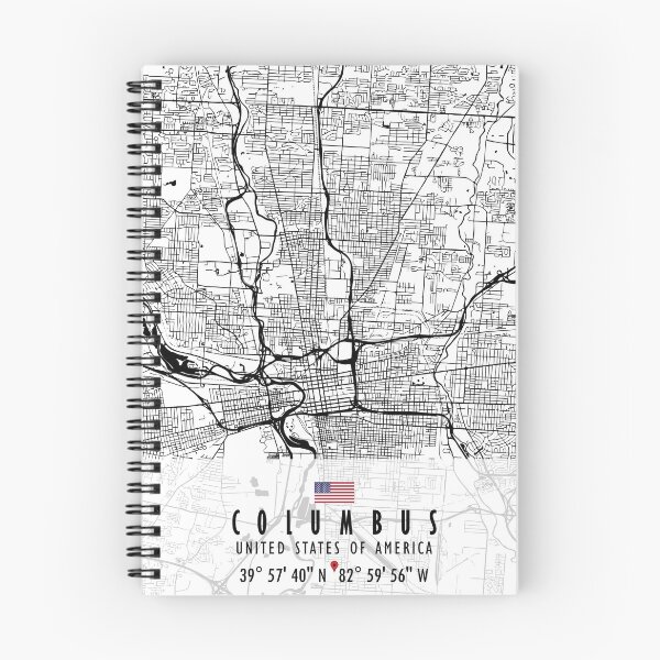 Item preview, COLUMBUS MAP USA designed and sold by hatimelhag.