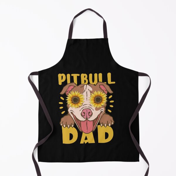 Item preview, Pitbull Dad Sunflower For Dog Lover designed and sold by shirtscom.