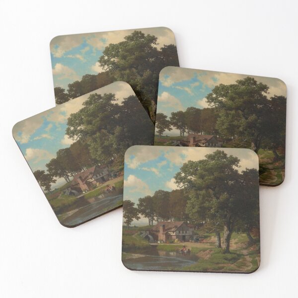 Item preview, Albert Bierstadt "A Rustic Mill"  designed and sold by sunny-007.