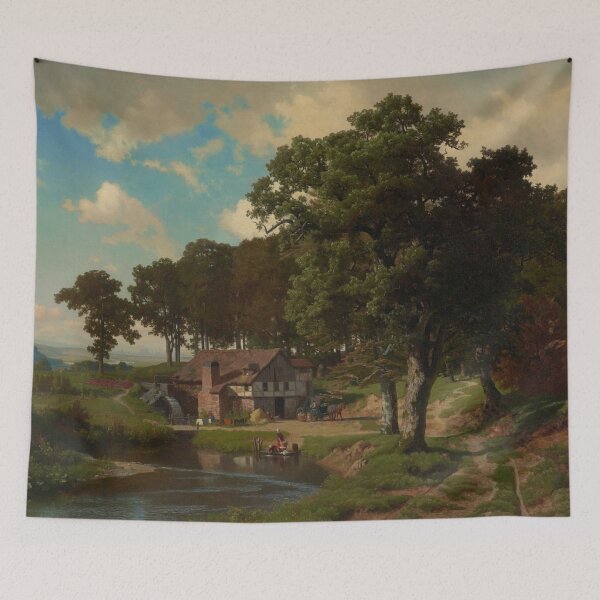 Item preview, Albert Bierstadt "A Rustic Mill"  designed and sold by sunny-007.