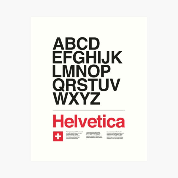 Item preview, Helvetica Font Design - Helvetica Typeface Design. Typographic Design.  designed and sold by sub88.