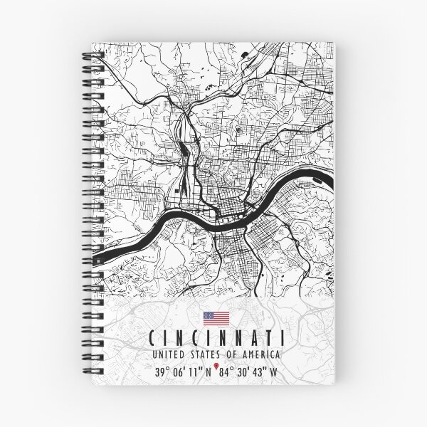 Item preview, CINCINNATI MAP USA designed and sold by hatimelhag.