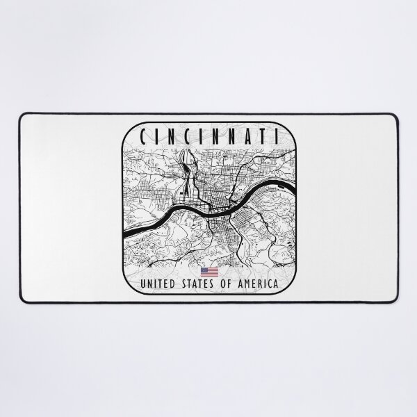 Item preview, MAPA DE CINCINNATI EE. UU. designed and sold by hatimelhag.