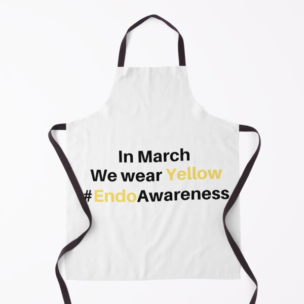 Item preview, In March we wear yellow endoawareness designed and sold by DesignsWithMel.