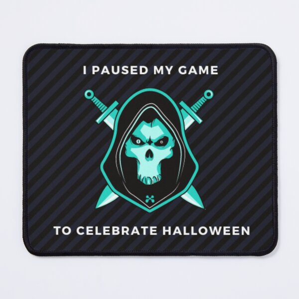 Item preview, I paused my game to celebrate halloween designed and sold by DenimWav.