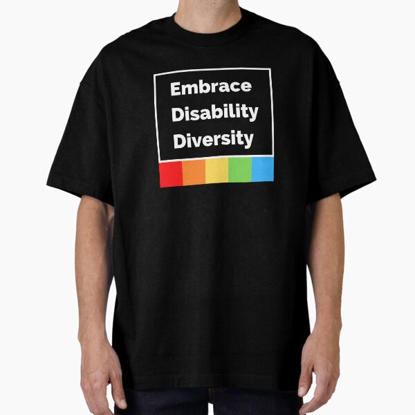 Item preview, Embrace Disability Diversity T-shirts designed and sold by DGAus.