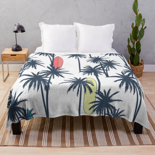 Item preview, Summer seamless pattern design.Palm tree,surfboard vector print For Men's & Women's Fashion designed and sold by TeeFashionShop.