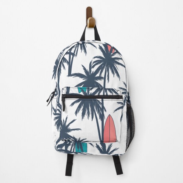 Item preview, Summer seamless pattern design.Palm tree,surfboard vector print For Men's & Women's Fashion designed and sold by TeeFashionShop.
