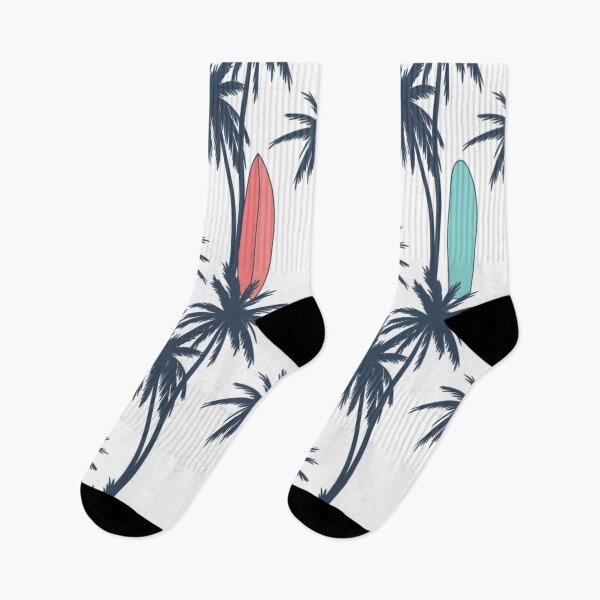 Item preview, Summer seamless pattern design.Palm tree,surfboard vector print For Men's & Women's Fashion designed and sold by TeeFashionShop.
