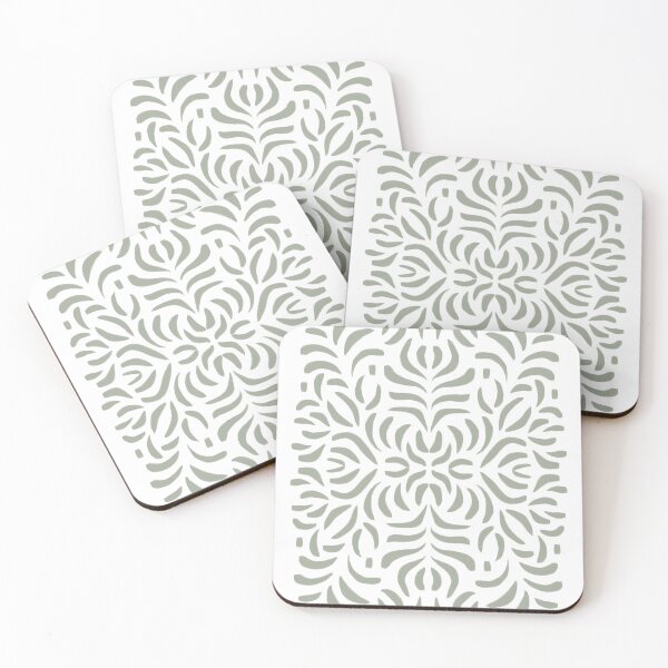 Item preview, Abstract floral line art pattern designed and sold by Miss-Belle.