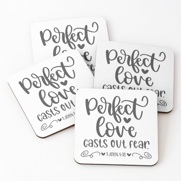Item preview, Perfect love casts out fear - 1 John 4:18 designed and sold by simplydesignart.