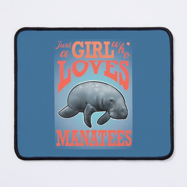Item preview, Just a girl who loves manatees  designed and sold by weilertsen.