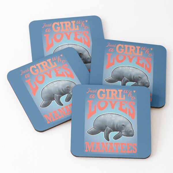Item preview, Just a girl who loves manatees  designed and sold by weilertsen.