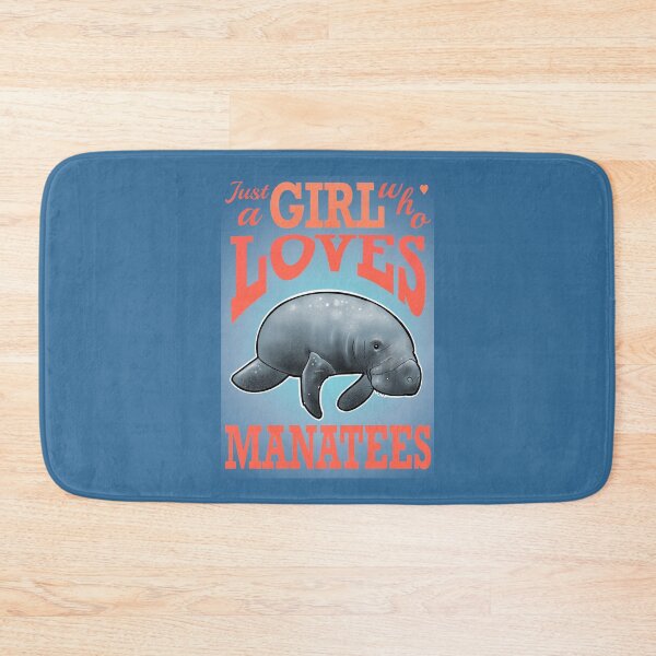 Item preview, Just a girl who loves manatees  designed and sold by weilertsen.