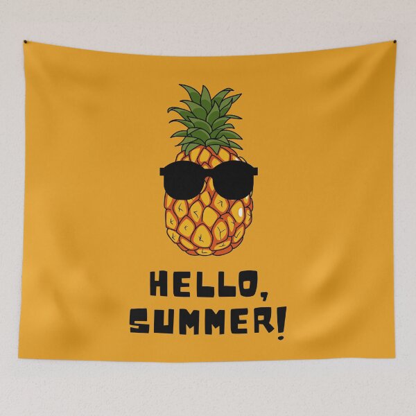 Item preview, Hello Summer, Pineapple designed and sold by LostTraveller.