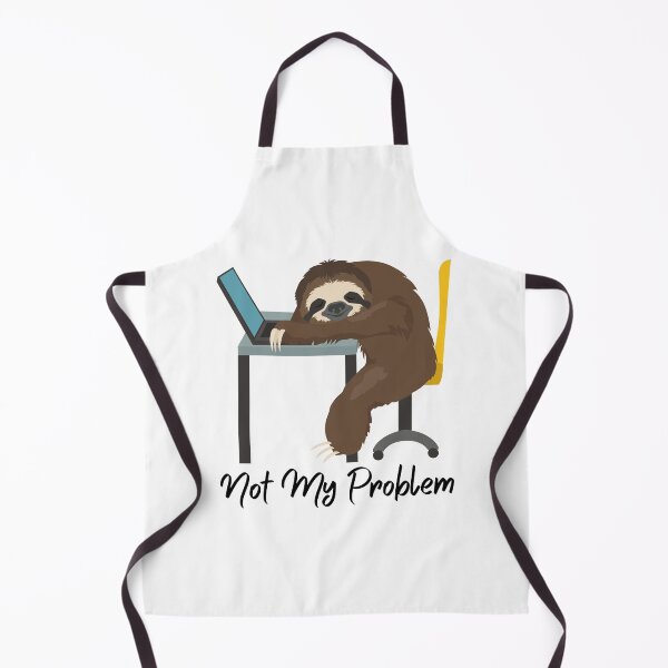 Item preview, Not my problem anymore lazy sloth funny design designed and sold by PunMan Army.