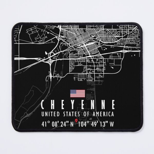 Item preview, CHEYENNE MAP USA designed and sold by hatimelhag.