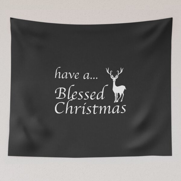 Item preview, Christian Christmas Design - Blessed Christmas designed and sold by simplydesignart.