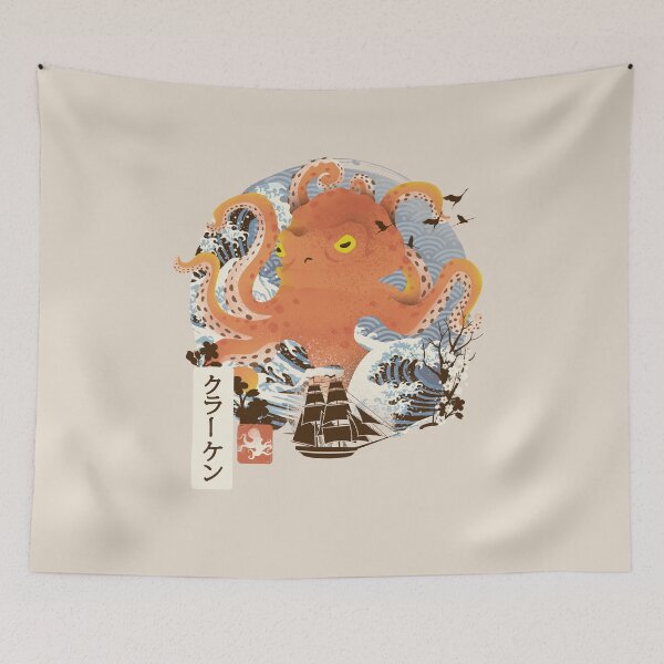 Item preview, Kraken Waves designed and sold by Dan Elijah Fajardo.