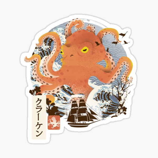Item preview, Kraken Waves designed and sold by Dan Elijah Fajardo.