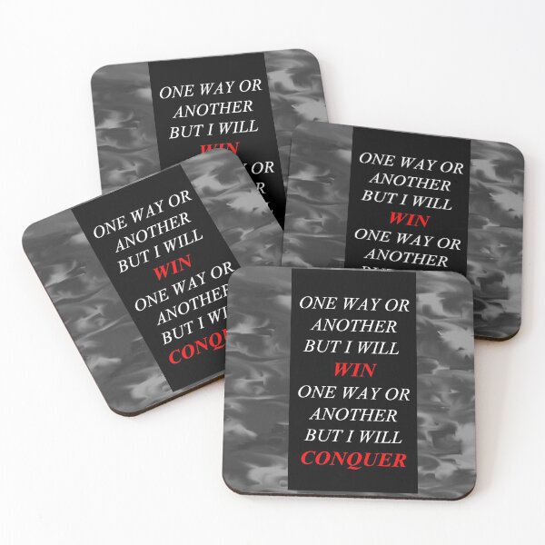 Item preview, One Way Or Another But I Will Win D9 designed and sold by SelfUpgrade.