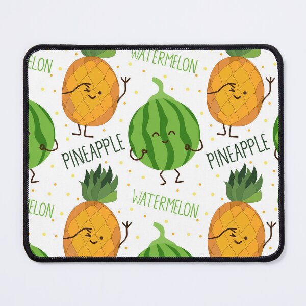Item preview, Fun pineapple faces seamless designed and sold by Gurshnet68.