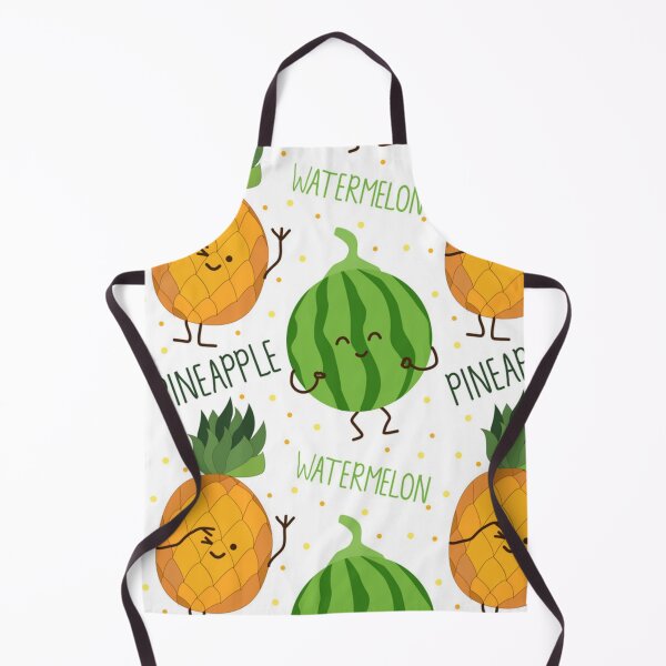 Item preview, Fun pineapple faces seamless designed and sold by Gurshnet68.
