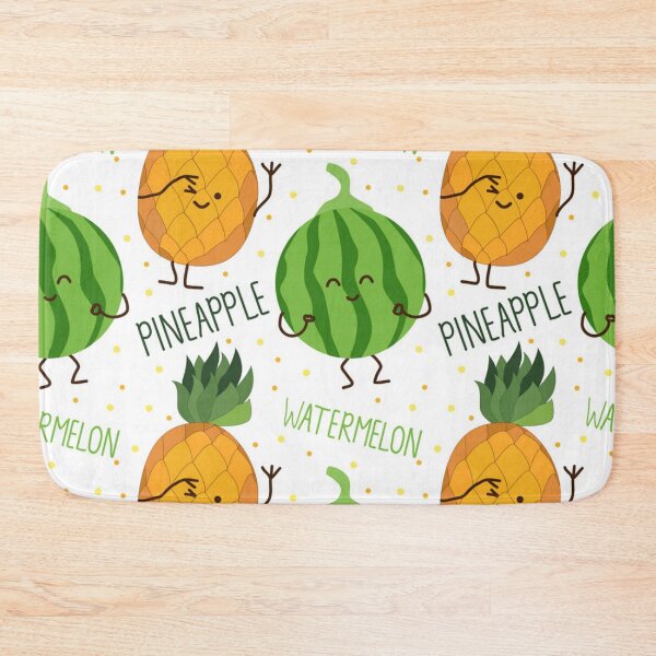 Item preview, Fun pineapple faces seamless designed and sold by Gurshnet68.