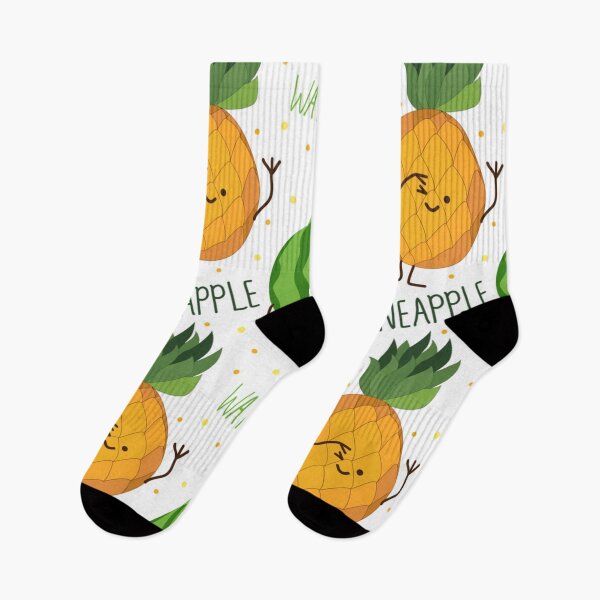 Item preview, Fun pineapple faces seamless designed and sold by Gurshnet68.