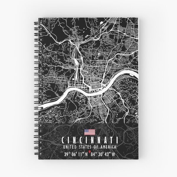 Item preview, CINCINNATI MAP USA designed and sold by hatimelhag.