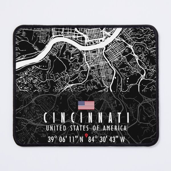 Item preview, CINCINNATI MAP USA designed and sold by hatimelhag.