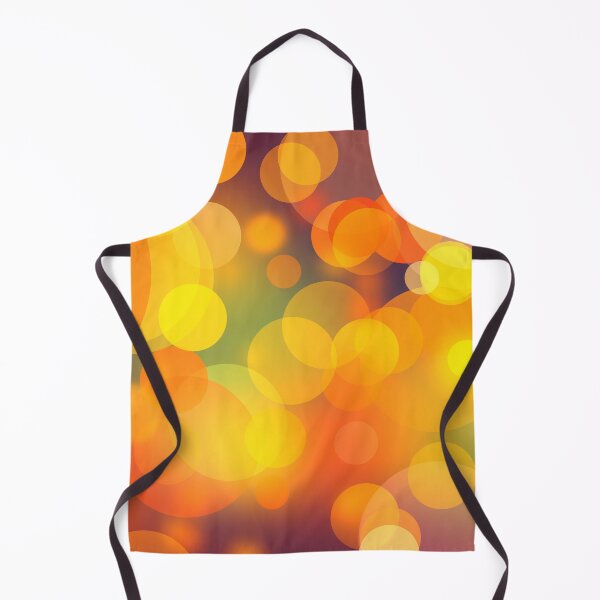 Item preview, Colorful Orange Bokeh Pattern designed and sold by livianasgifts.