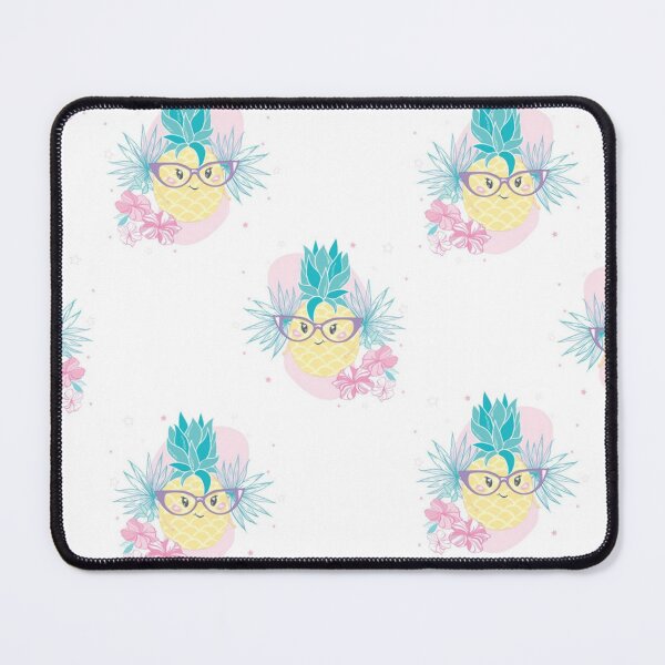Item preview, Fun pineapple faces seamless designed and sold by Gurshnet68.