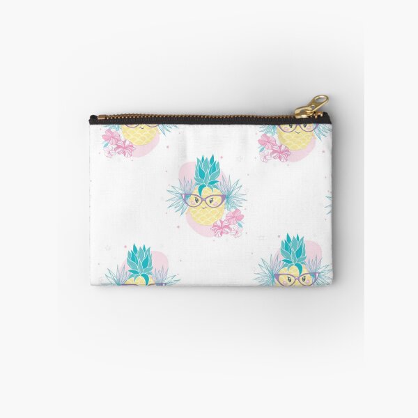 Item preview, Fun pineapple faces seamless designed and sold by Gurshnet68.