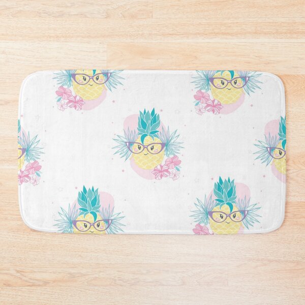 Item preview, Fun pineapple faces seamless designed and sold by Gurshnet68.