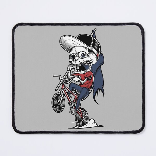Item preview, Skull Riding BMX Bike Skeleton Bicycle Mountain Biker designed and sold by grinta2021.
