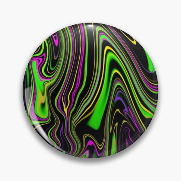 Item preview, green pink psychedelic swirl trippy artwork abstract acrylic designed and sold by Golden-place.