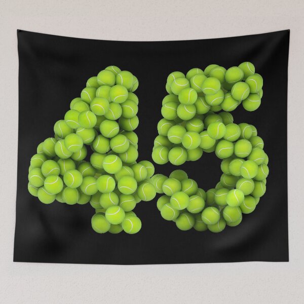 Item preview, Tennis Player Number 45 - Tennis Sports forty-five Game Set Match 45 designed and sold by elhefe.