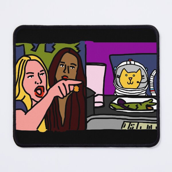 Item preview, Woman Yelling at Cat Memes and Space Cat designed and sold by ellenhenry.