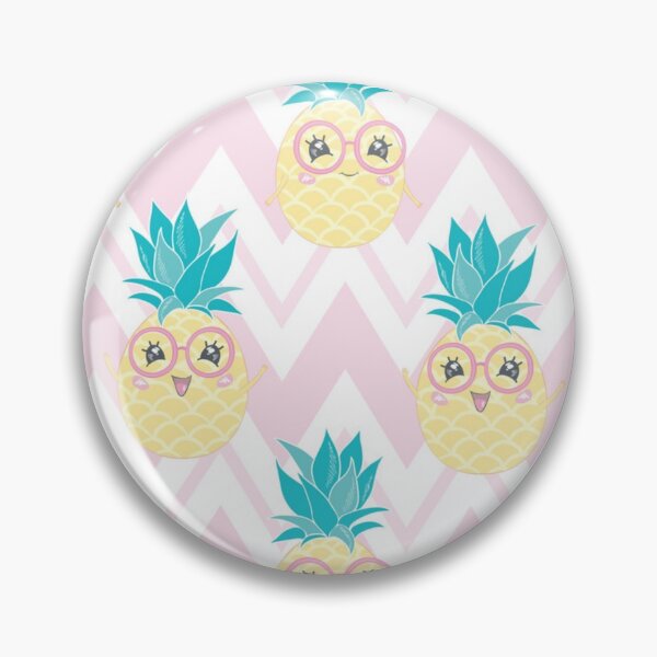 Item preview, Fun pineapple faces seamless designed and sold by Gurshnet68.